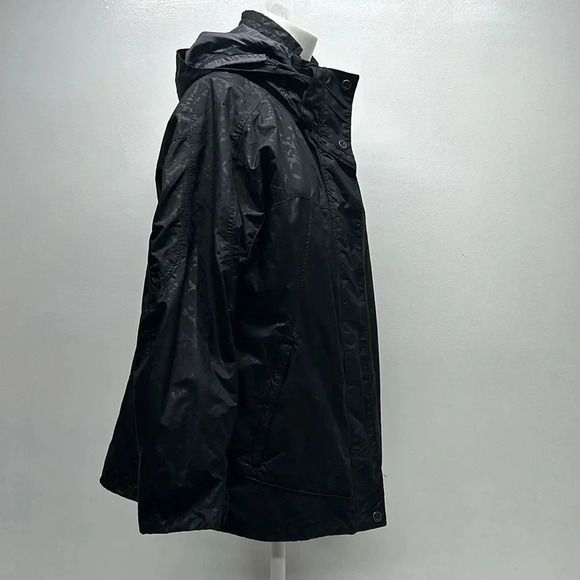 Columbia Whirlibird Coat Winter Snow Jacket Outershell Gray Black Womens Size XL - Picture 5 of 12